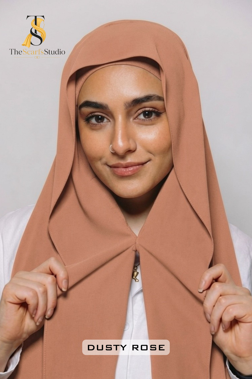 Pack of 2 -- Instant Magnet Hijab With Attached Cap