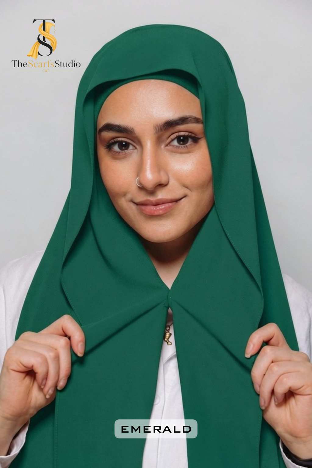 Pack of 2 -- Instant Magnet Hijab With Attached Cap