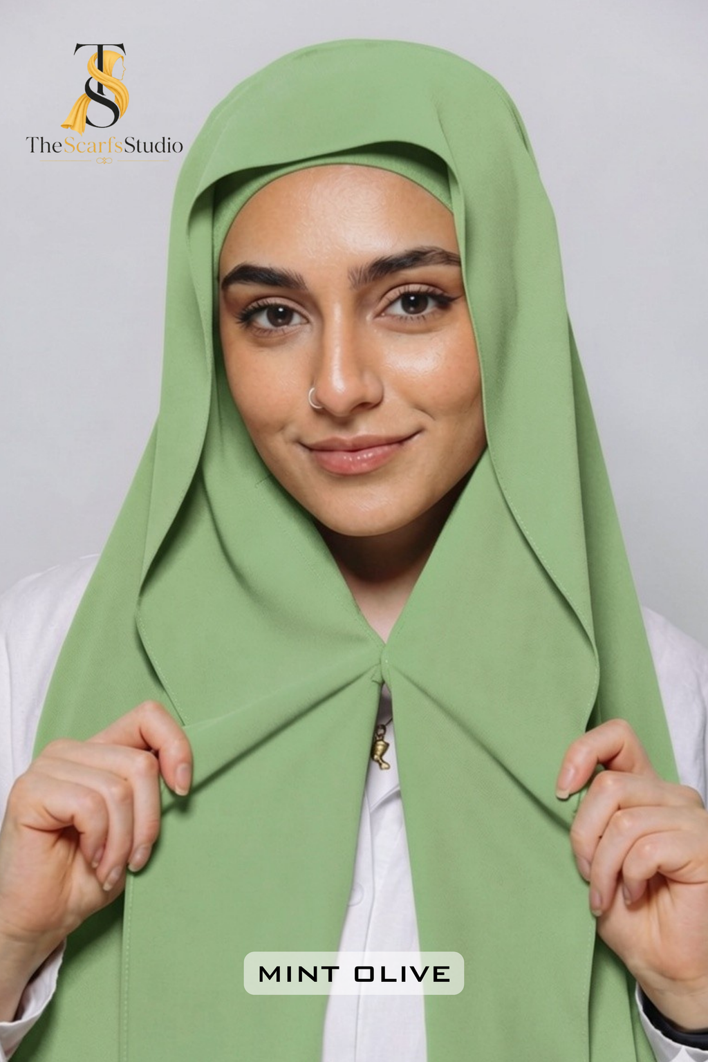 Pack of 2 -- Instant Magnet Hijab With Attached Cap