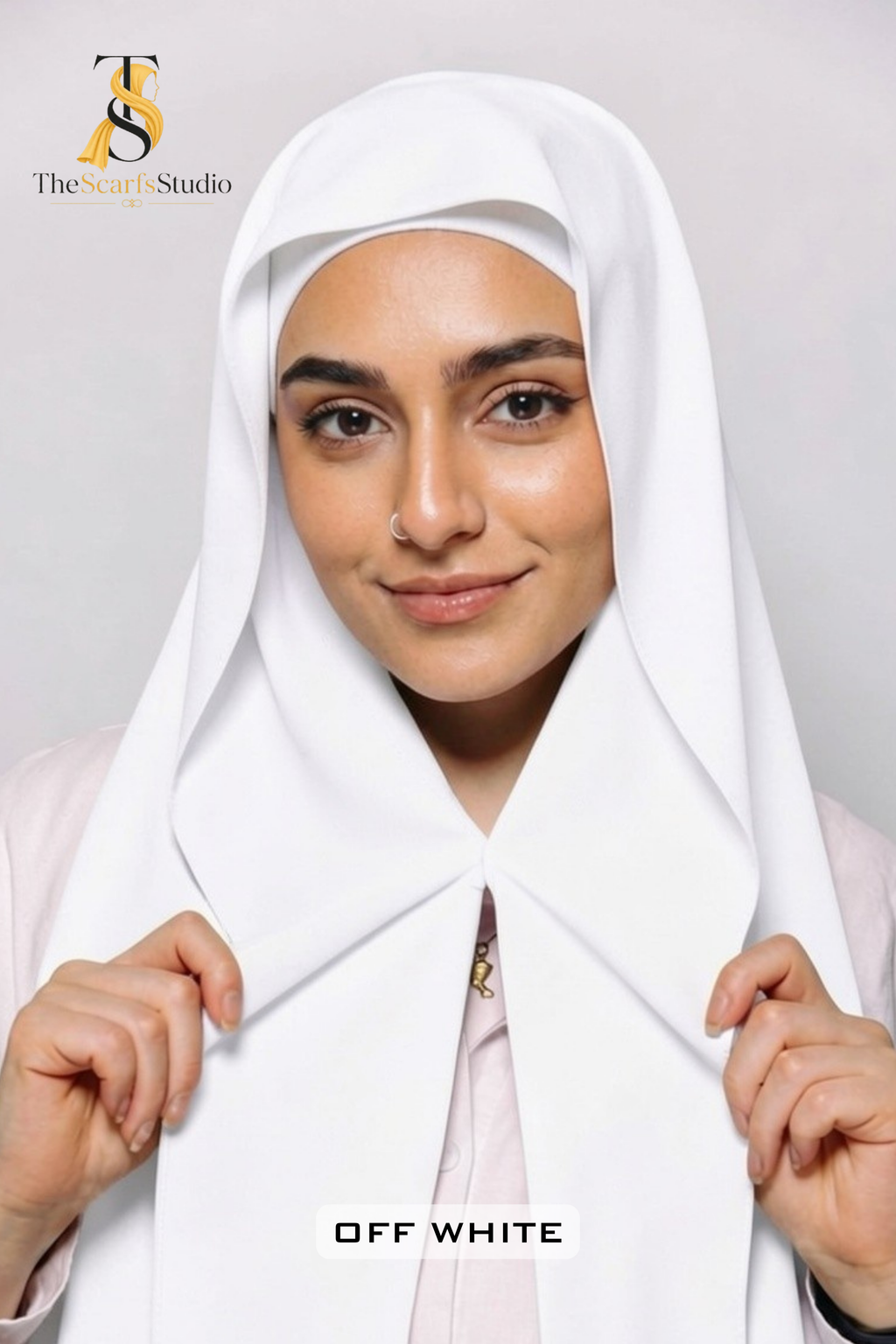 Pack of 2 -- Instant Magnet Hijab With Attached Cap